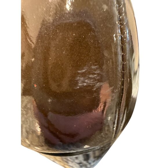 Burberry Patent Leather Brown Closed Toe Size 38 European Pre-Owned Good Cond - Picture 4 of 11